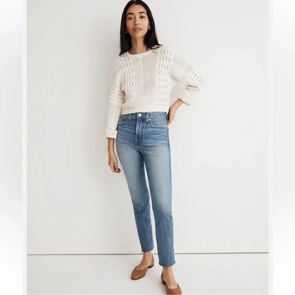 Madewell The Perfect Vintage Straight Jeans Size 33 Medium Wash